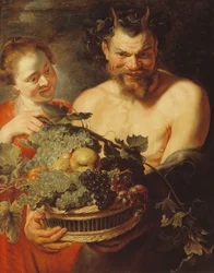 Fauno y ninfa